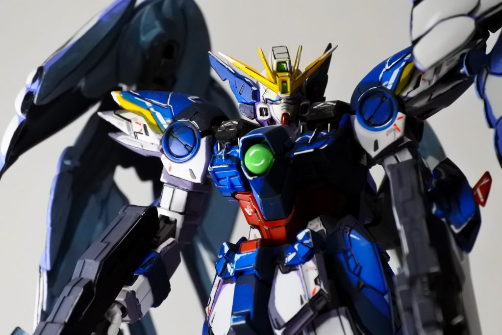 イラスト風塗装　MG ウイングガンダムゼロEW Ver.Ka–4枚目/制作者：TRKT001