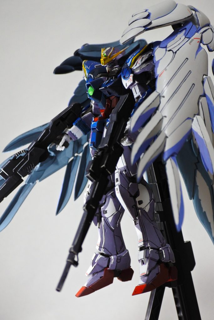 イラスト風塗装　MG ウイングガンダムゼロEW Ver.Ka–6枚目/制作者：TRKT001