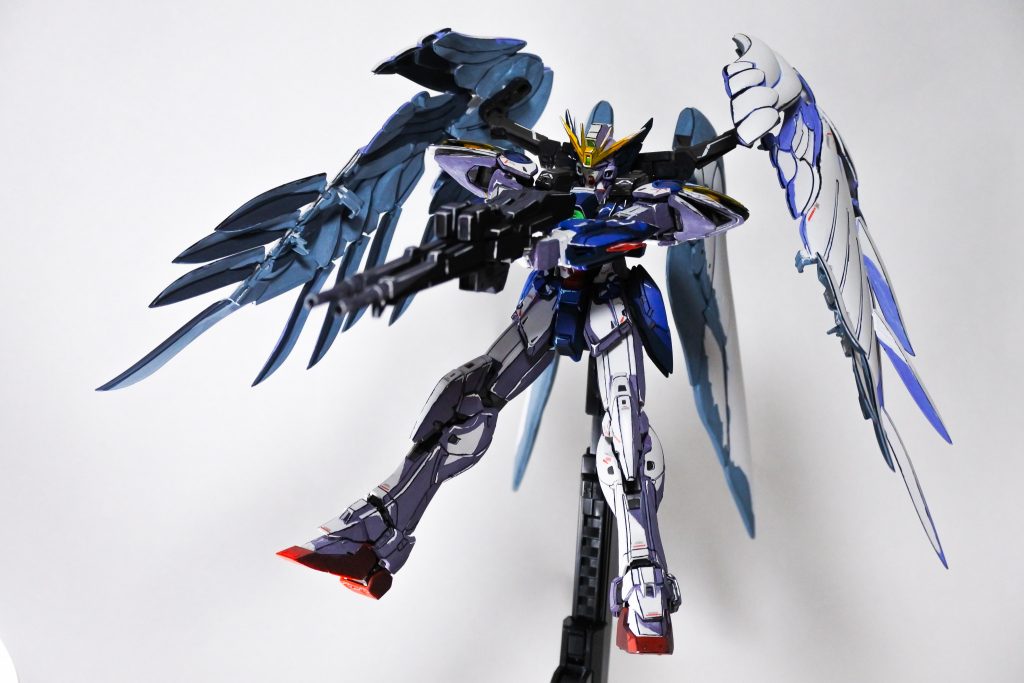 イラスト風塗装　MG ウイングガンダムゼロEW Ver.Ka–7枚目/制作者：TRKT001