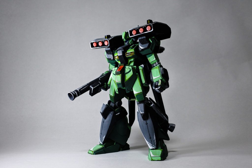 イラスト風塗装　HGUC スタークジェガン–2枚目/制作者：TRKT001