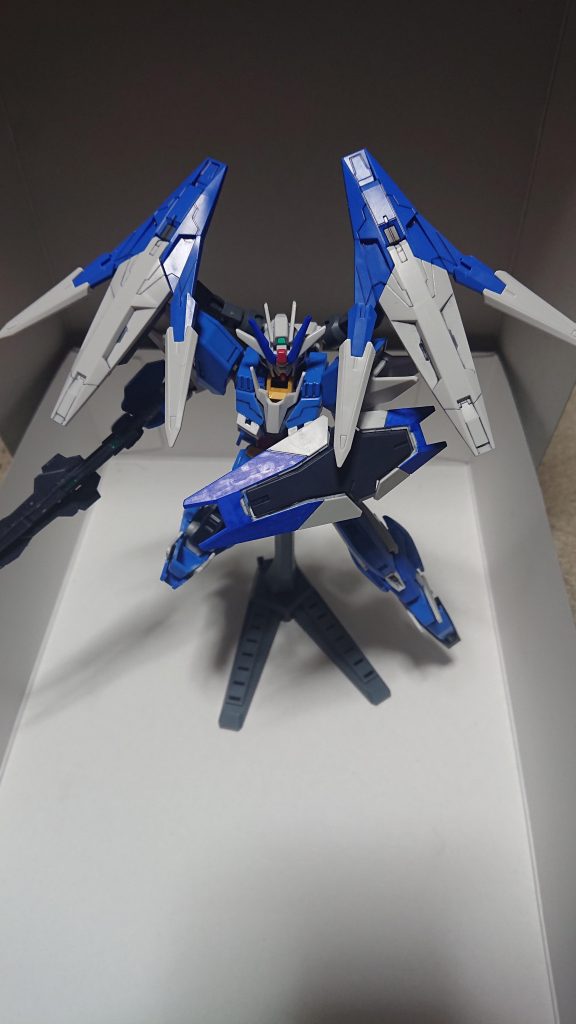 防御状態バックパックのウイングはBJでグリグリ動かせます！