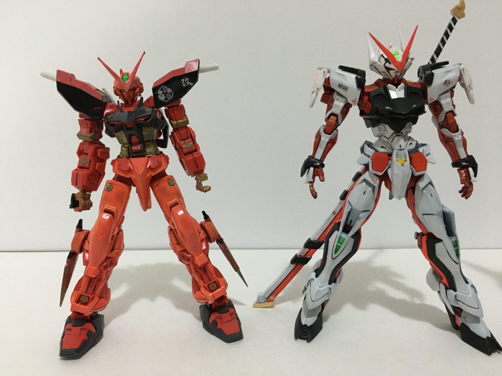 新旧愛機と共にバーニングフレイムは5年前くらいに作ったものになります。この頃に比べたら少しは成長してるかなぁ。