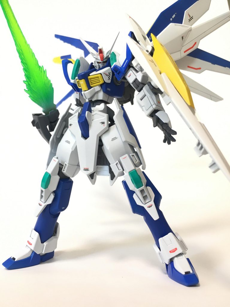 下から煽り気味で。デカール類は主にサンダーボルト系のものを使用しています。