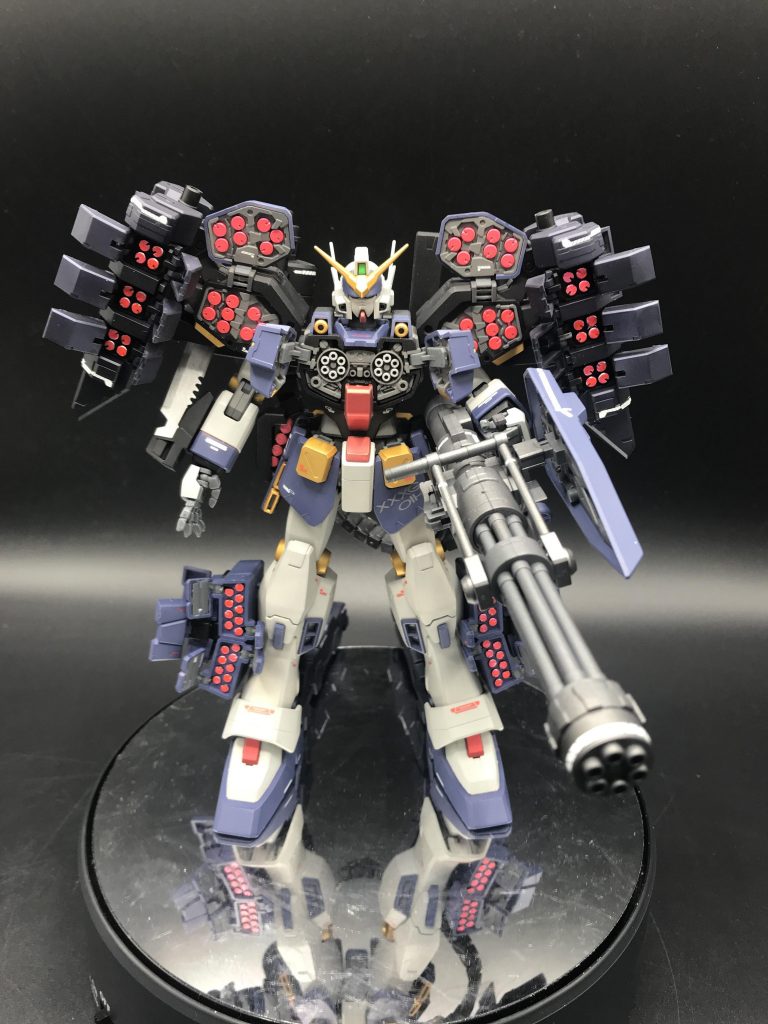 ミサイルハッチフルオープンverです。ミサイルは全てキャンディー塗装です。