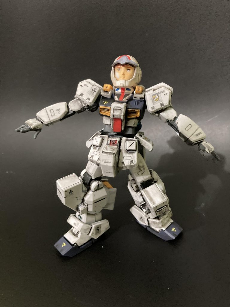 アムロヘルメットバージョンはTR-1ヘイズル改のゴツいシルエットがヘルメットに合いました^ ^ただ、時系列狂ってすみませんm(_ _)m