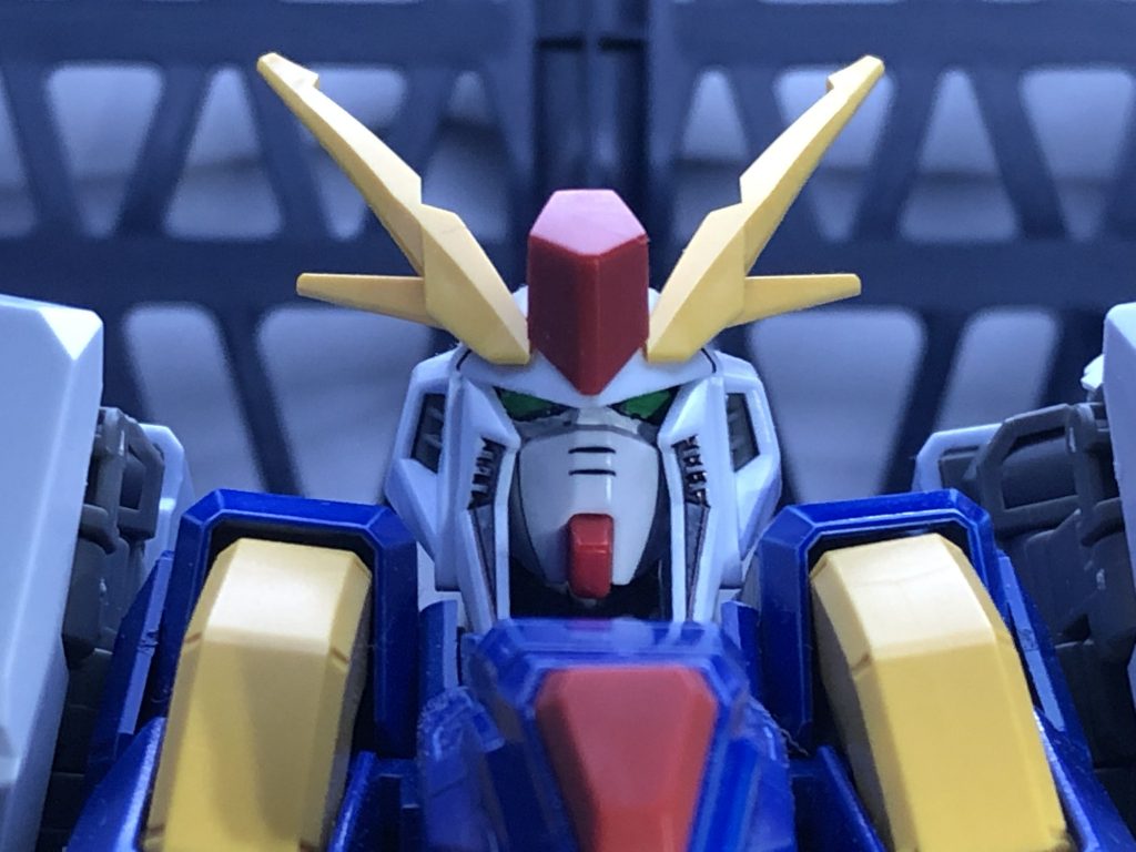 フェイスパーツは旧1/100 フォースインパルスガンダムの物を使用。またインパルス系のパーツを生贄に…すまんな…