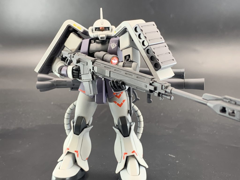 武装は対MSよりも艦船やMAなどの大型のものを仮想敵としており、対艦ライフルやバズーカをメインに搭載。対MS戦も、まあ出来なくはない。