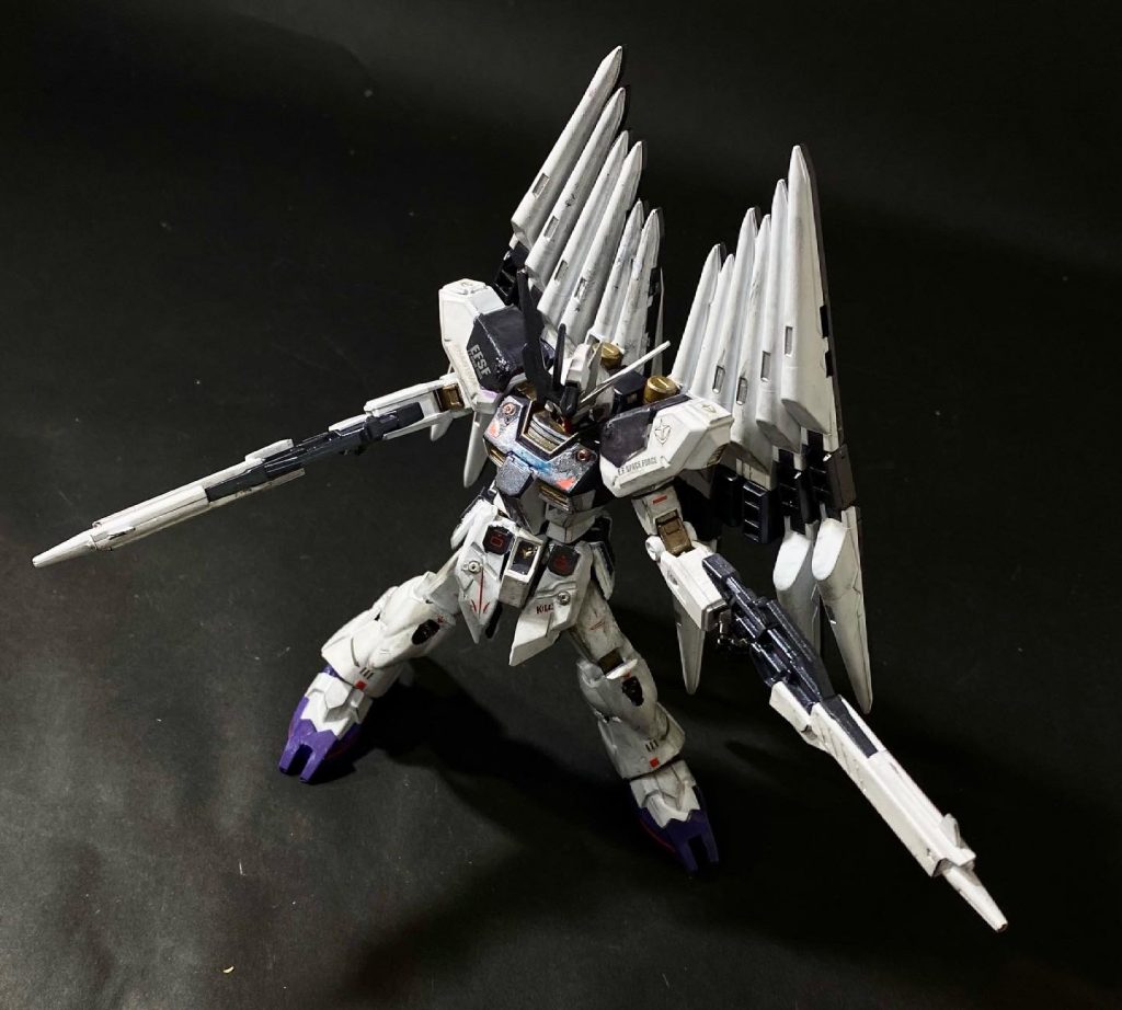 腰フロントアーマー移植腰リアアーマー移植リアアーマーサイド部分を切除してガンダムサイドアーマーが着くように変更