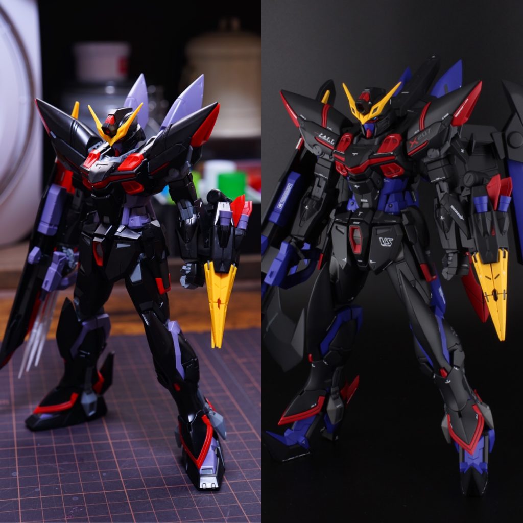 素組み比較です。