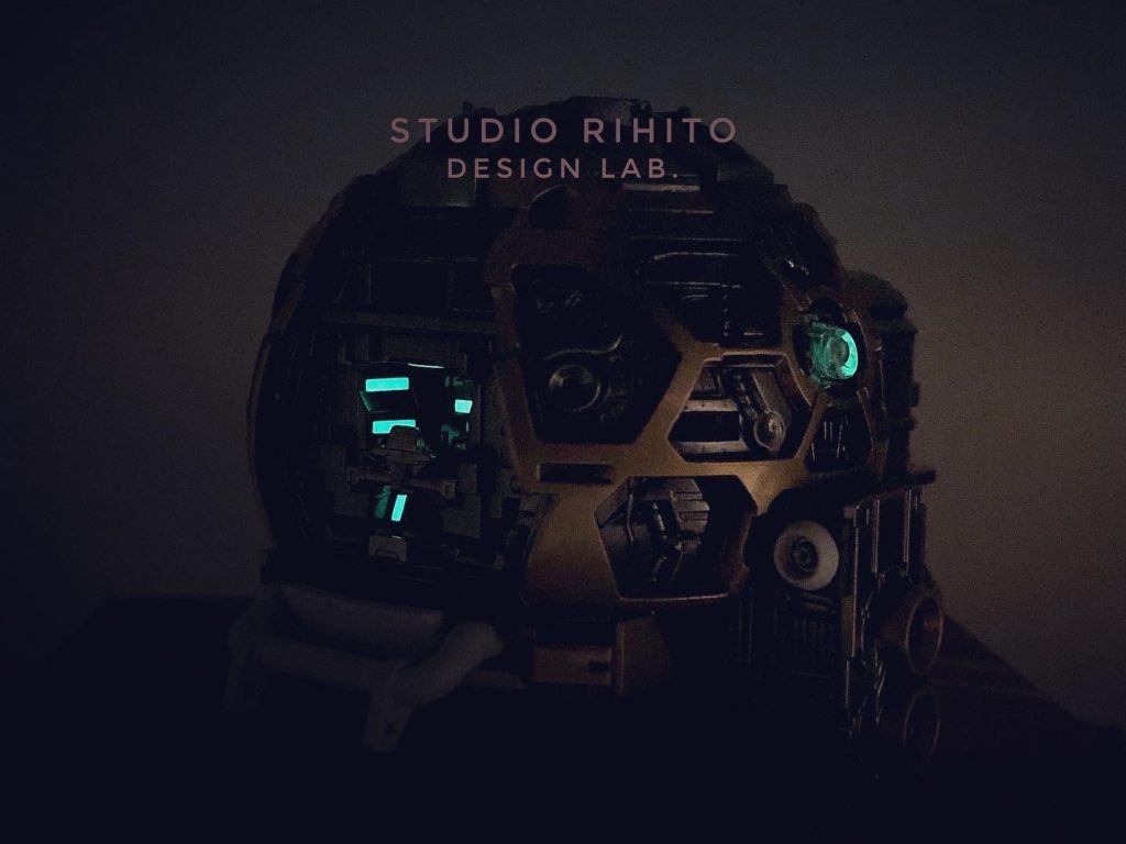 蓄光で光ります