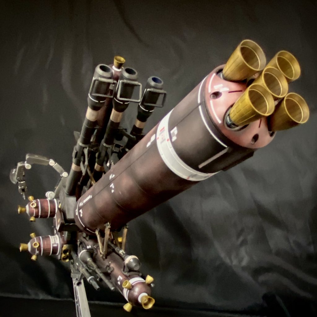 迫力あるロケットブースター