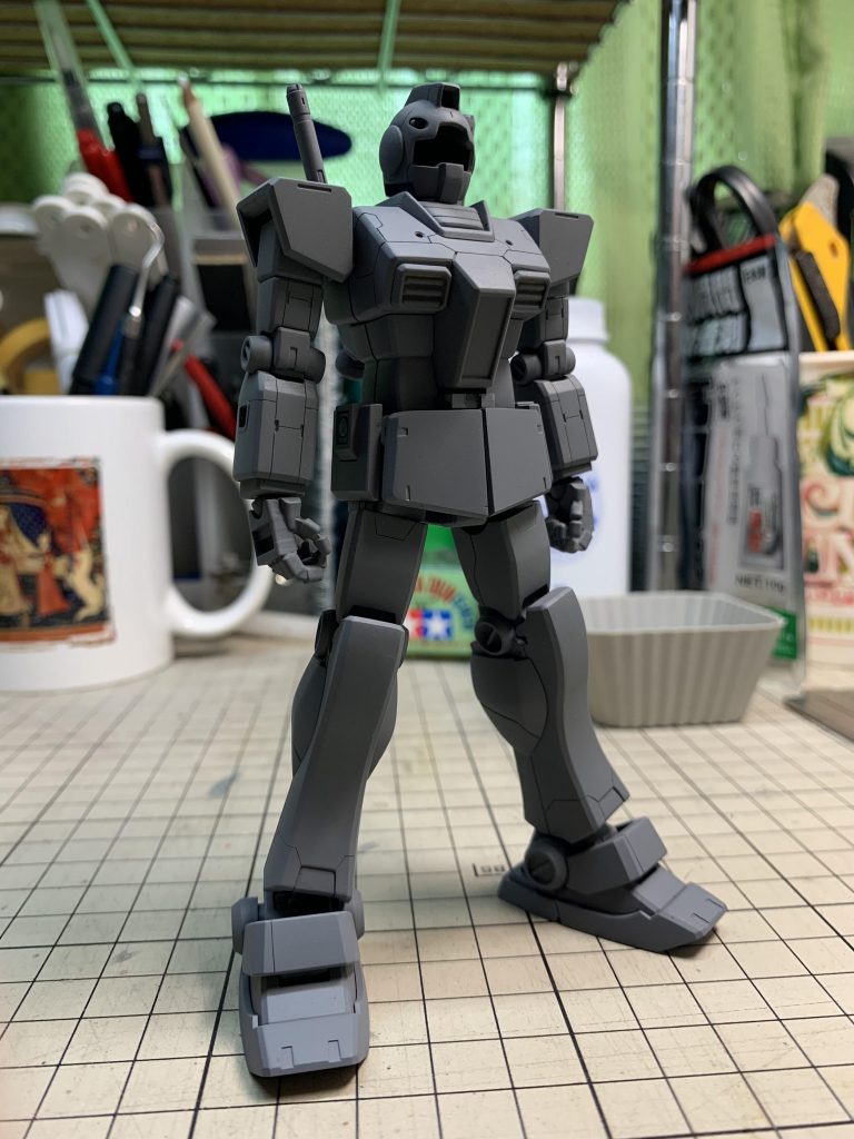 スジボリ等々追加。膝下をジム2に変更。