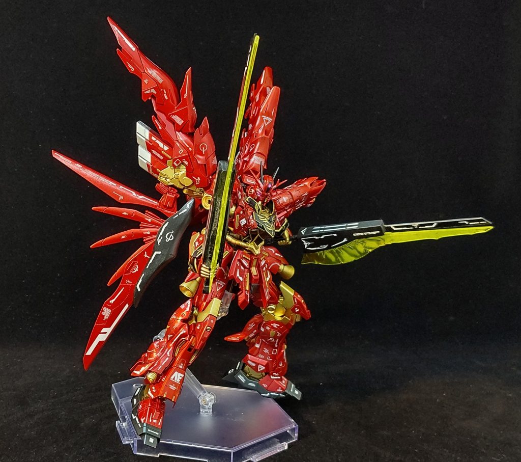武装2 ツインアックスブレイダー(オリジナル)シナンジュのアックスを元にリジオン用にカスタムした接近武器です