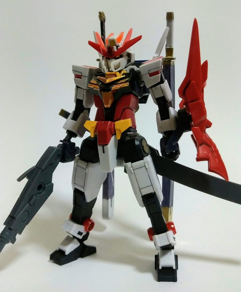 ·核頑駄無炎弐型(コアガンダム炎弐型)戦国タイプの武装を装備したコアガンダム。プラネッツシステムに加え炎システムも装備している。