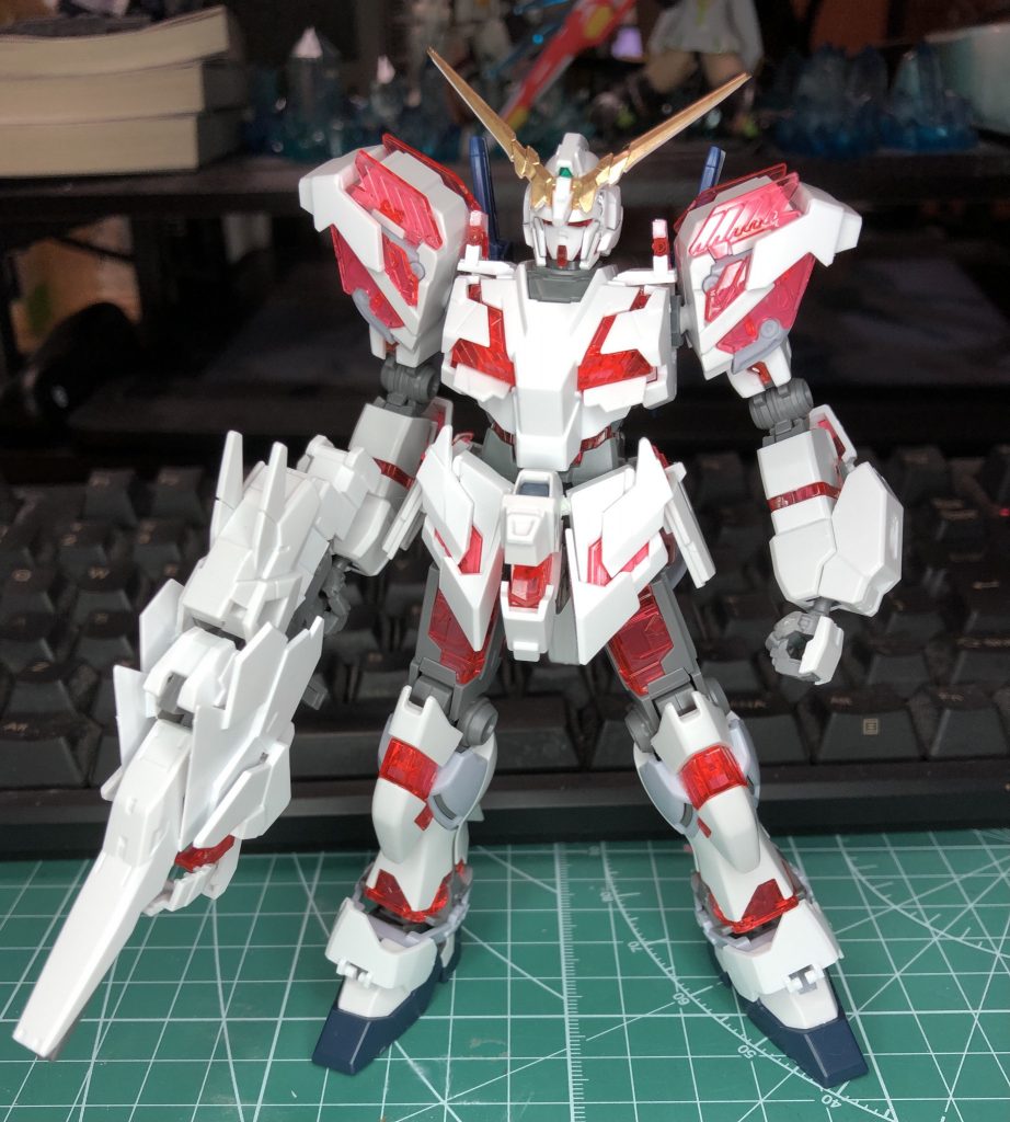 上半身のみ概ね完成。