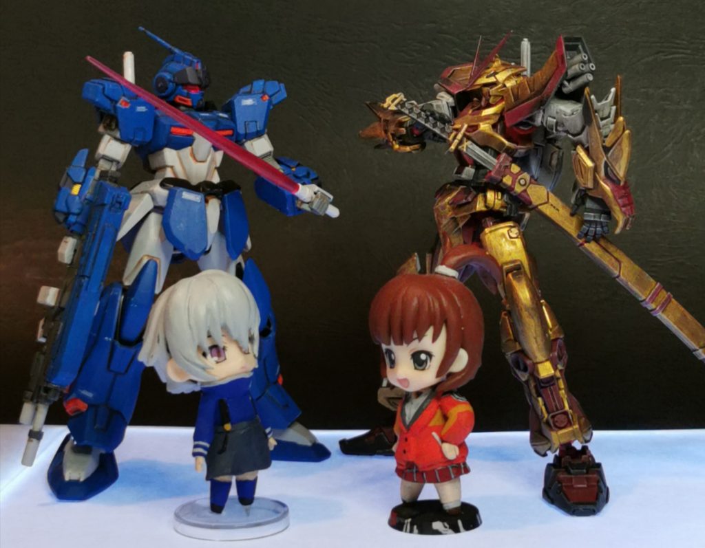 「バトルしましょう!!」「受けて立つ…」以前作ったユリちゃんと!二人の絡み好きでずっと見てたいですw