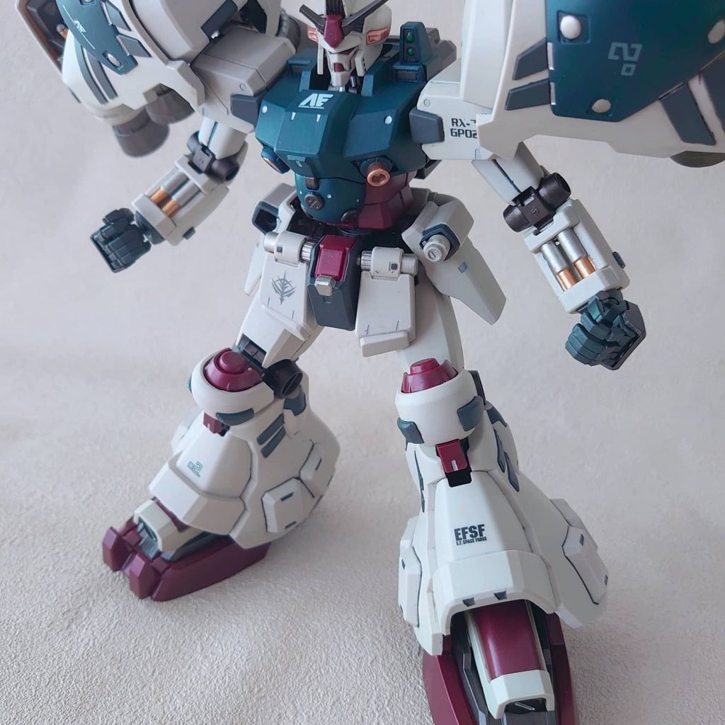 筆塗り部分塗装です。迫力満点