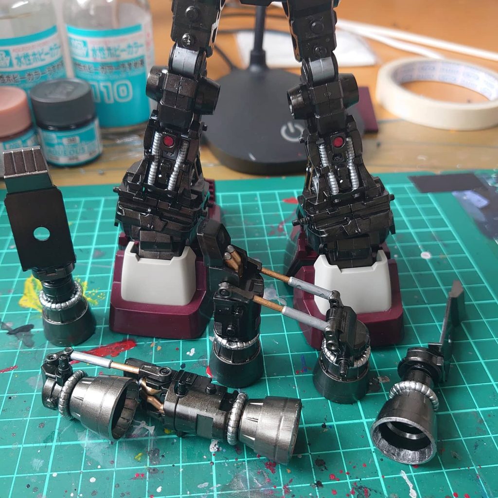 バーニア、シリンダー頑張りました。