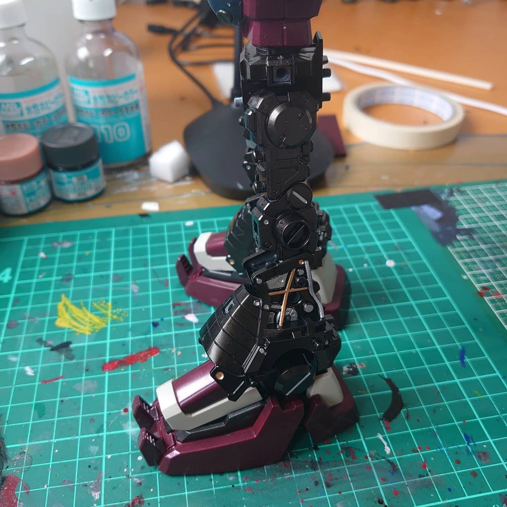 内部フレームも塗装しました