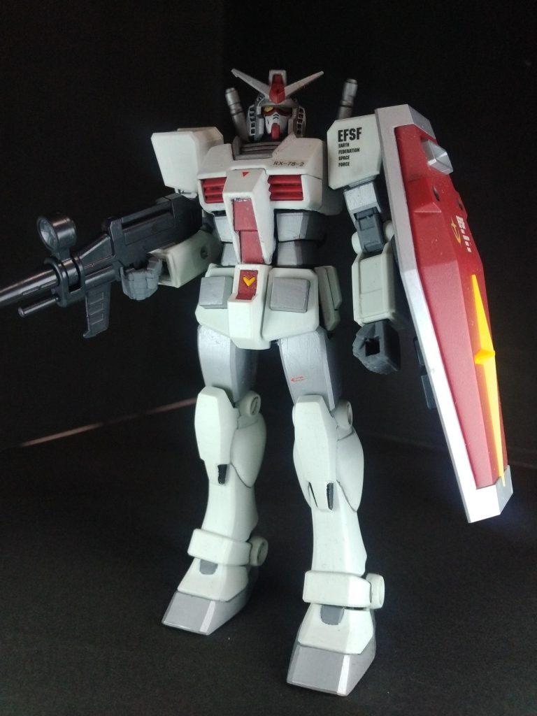 EG RX-78-2ガンダムロールアウトカラー–3枚目/制作者：つのさん