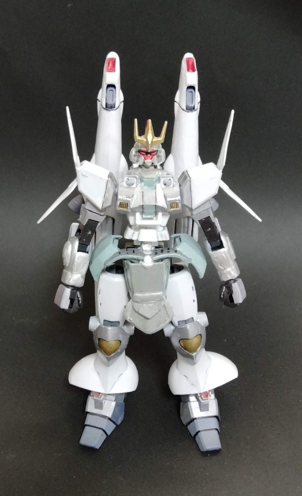 トールギスⅢやギャンスロット、キマリスブースター等、騎士モチーフのガンプラパーツばかり使いました。