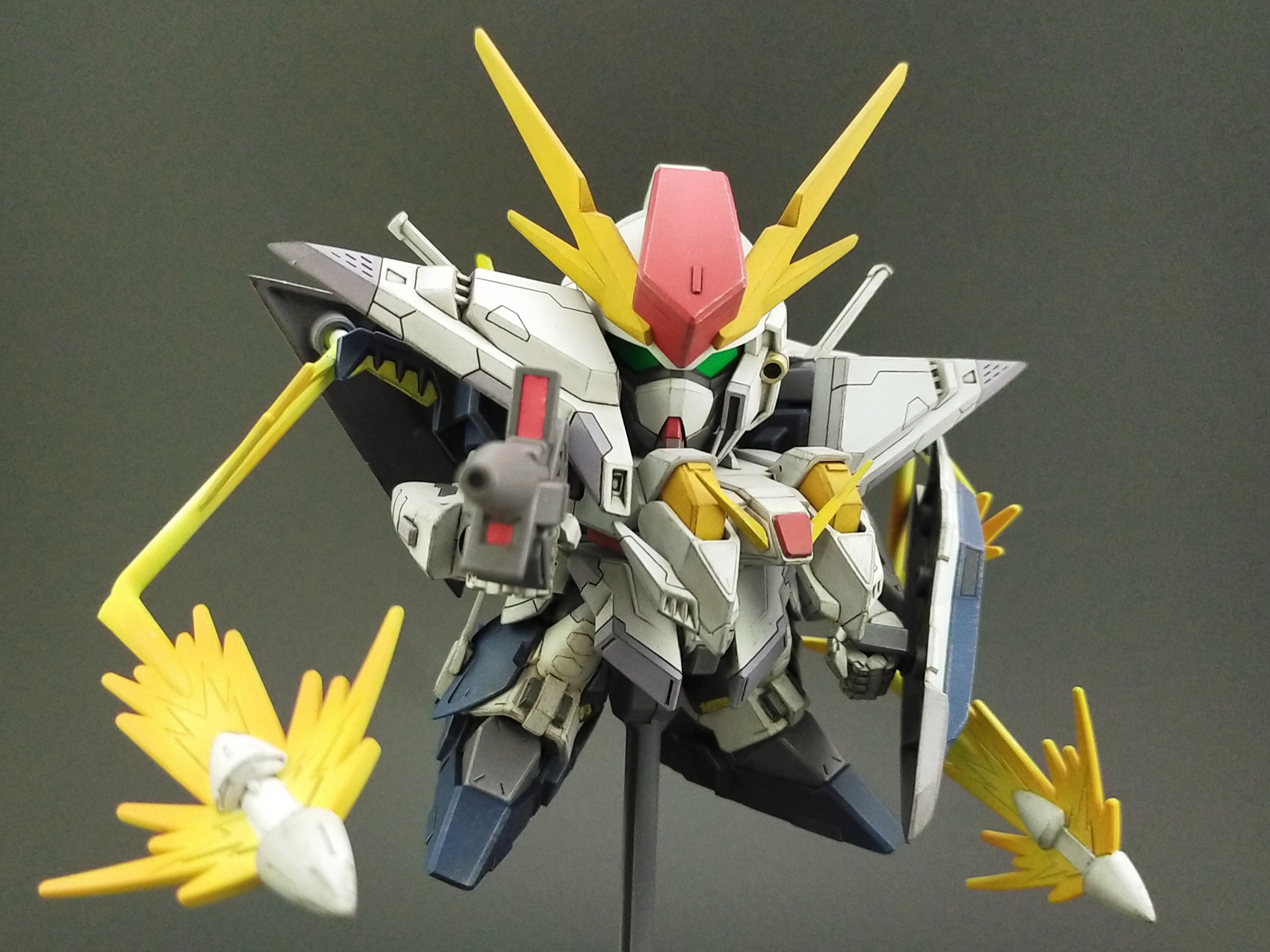 BB戦士ΞガンダムVer.アニメ風｜永遠の蒼さんのガンプラ作品｜GUNSTA（ガンスタ）