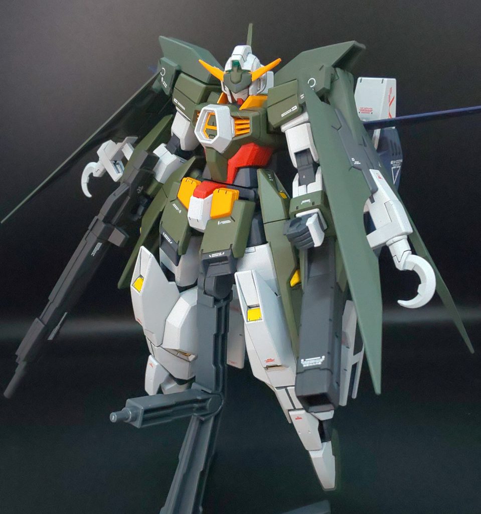 機動性は、オービタルの脚部で強化、火力はフォートレスとフルグランサで、手数を増やすためにダークハウンドのバインダー&アンカーショット等で強化しました。