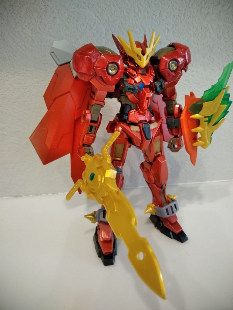 羽をクローズ状態!