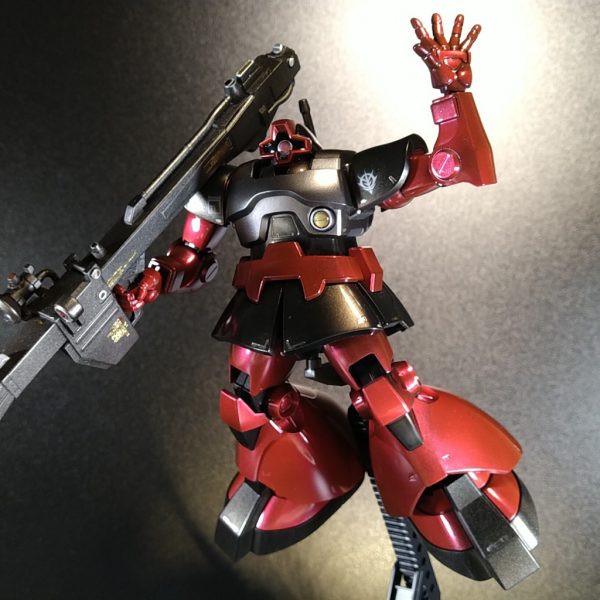 HGUCシャア専用リックドム【メタリック・キャンディ塗装】