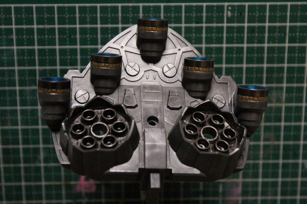 ガンダムマーカーのメタリックブルー綺麗