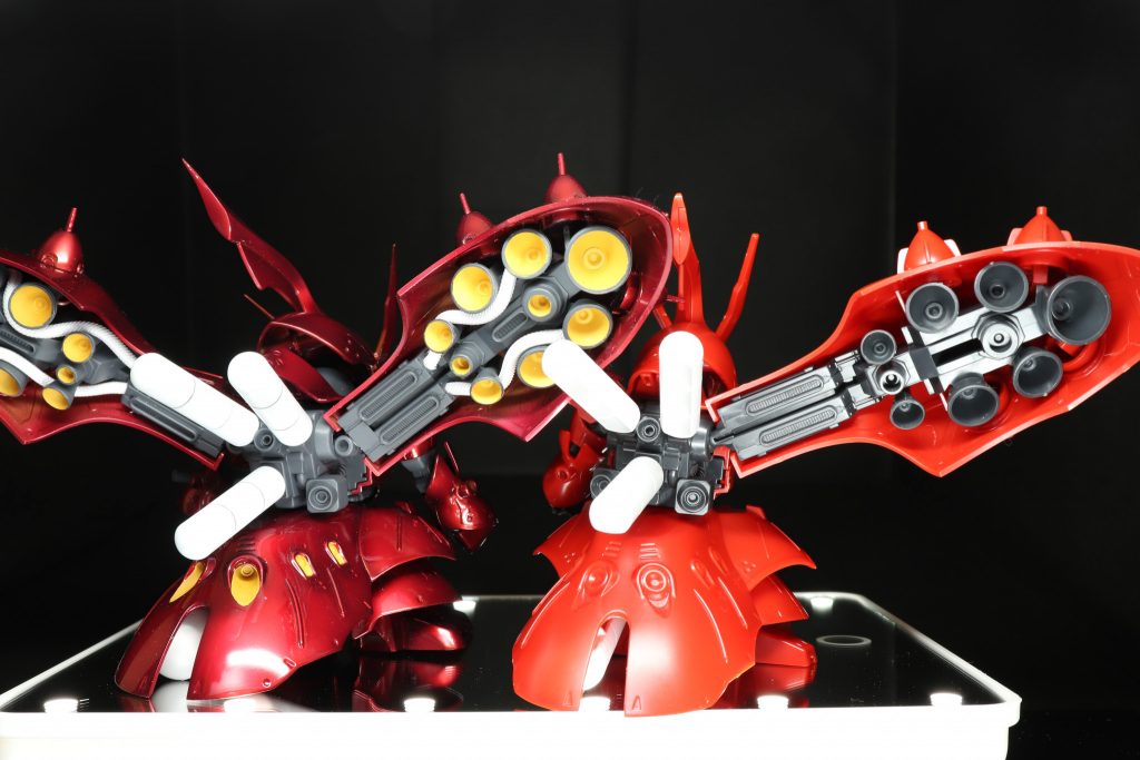 プロペラントタンクの肉抜きを埋め、スカート表面のバーニアノズルはくりぬいて市販品に置き換えています。