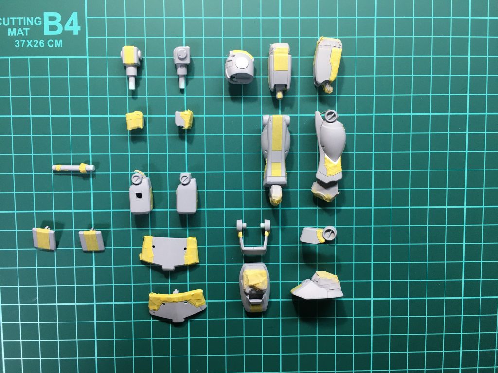 マスキング工程。