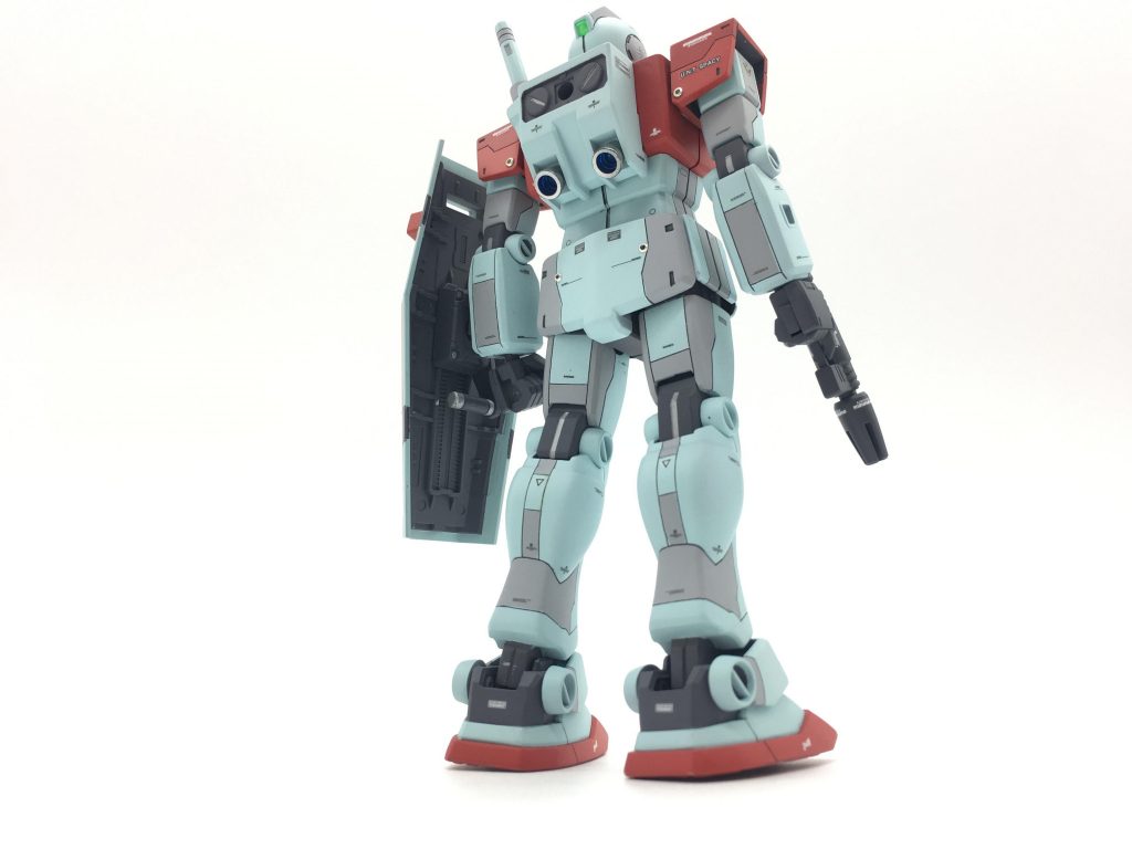 HG ジム　スジボリ、マスキング塗装–3枚目/制作者：タンガンク