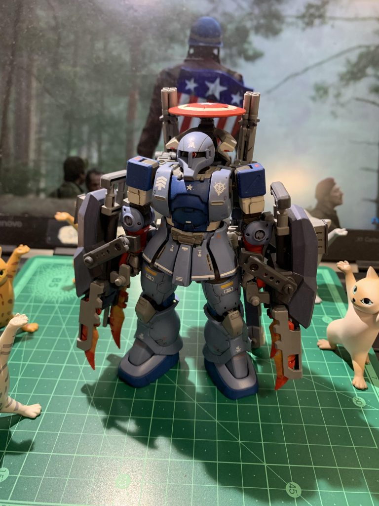 MS-05 SR Type 1 スティーブ・ロジャース専用 ザク 404小隊 第一兵裝–5枚目/制作者：Bmoja