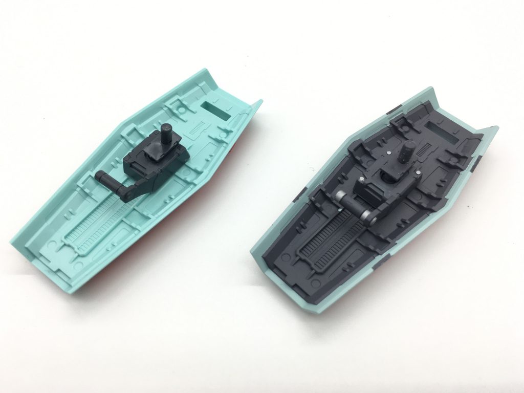 シールド裏のマスキングでの塗分けです。ご覧いただき、有り難うございました。