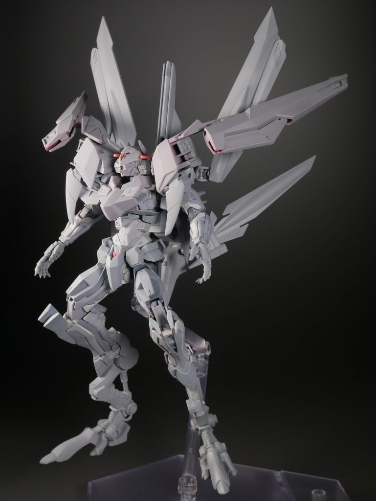 サフ萌え萌えキュン画像普段はサフ後組み立てないのですが、(塗装棒から外すのめんどくさいし。。。)今回は大幅に改修したので頑張りました(笑)