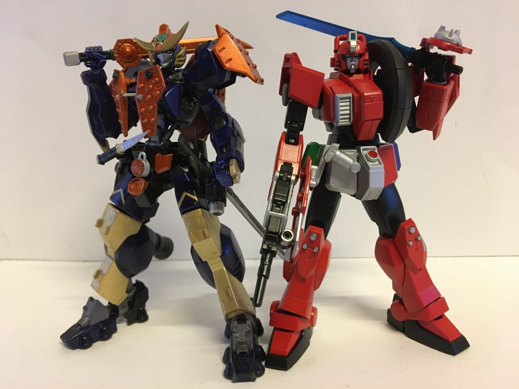 前作のバエル鎧武ツーショットです✨鎧武は平成仮面ライダーガンプラが一区切りしたらほかのアーマー製作を考えております。その時はドライブも何か作りたいものです。