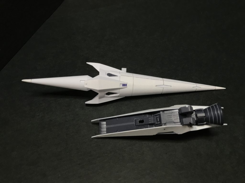 ランスの接続方法ランスに元々開いていた穴に2mm角棒を二本差すとピッタリだったので、そのまま採用しました。ブースターに位置合わせしてタガネで穴を切欠きました。以上となります！最後までご覧いただきありがとうございました！