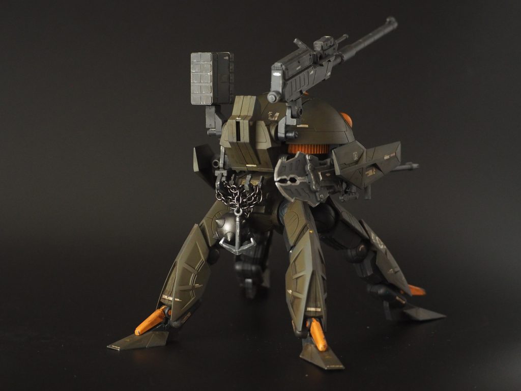 隠し武器的にっていうほど隠れてはいないんですが、ガンダムハンマーを持ってきました。もはや無敵です（ゴッグには勝てない）。