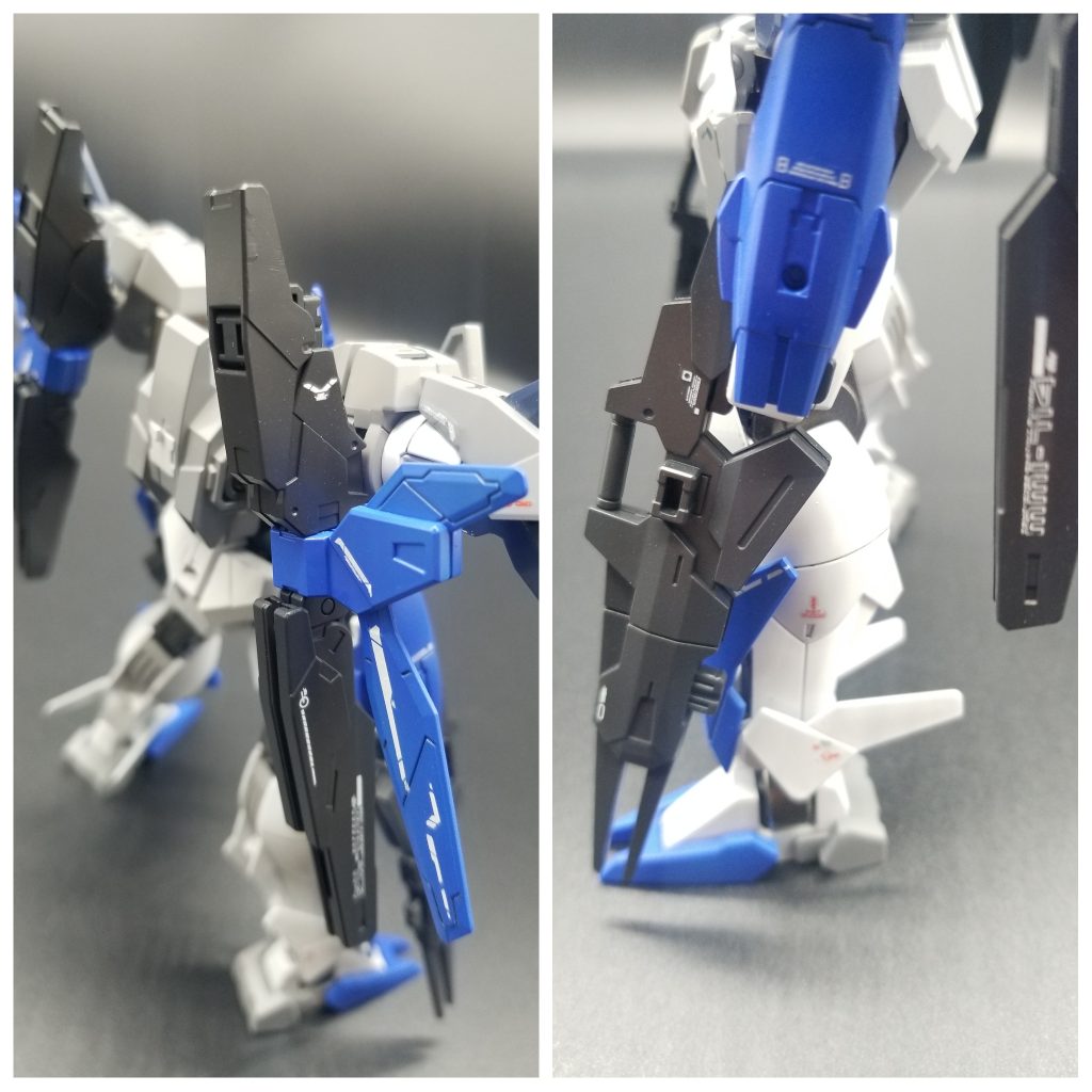 両肩と両腕の武装