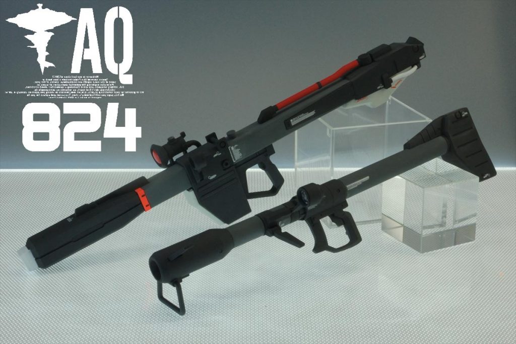 ビームバズは塗り分け、ジャイアントバズはグリップ後方をいつものように延長してます。サイトレンズはVCドームやラピーテープを奥に貼り付けてます。