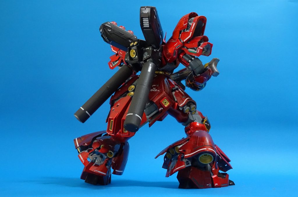 ●黄色いところは嘘っぽいので全部金色筆塗り●MGはmsを建造している気持ちに没入できて嬉しい