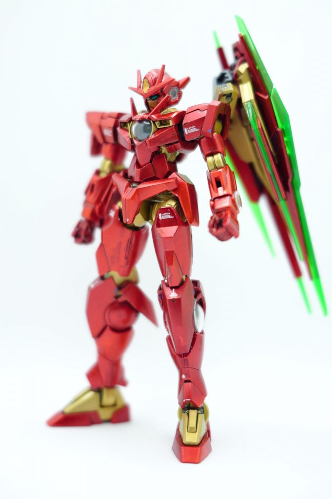 ロイヤルメタレッド、すごいですよ。発色はいいし隠蔽力も高いし、イメージ以上にキレイに塗れました。