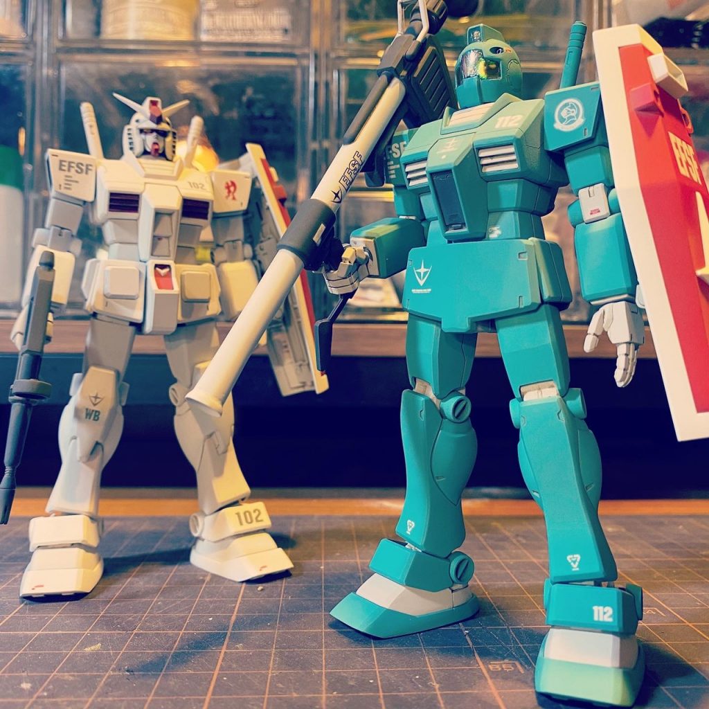 前作のガンダムと並べて。いーんじゃないでしょーか♪
