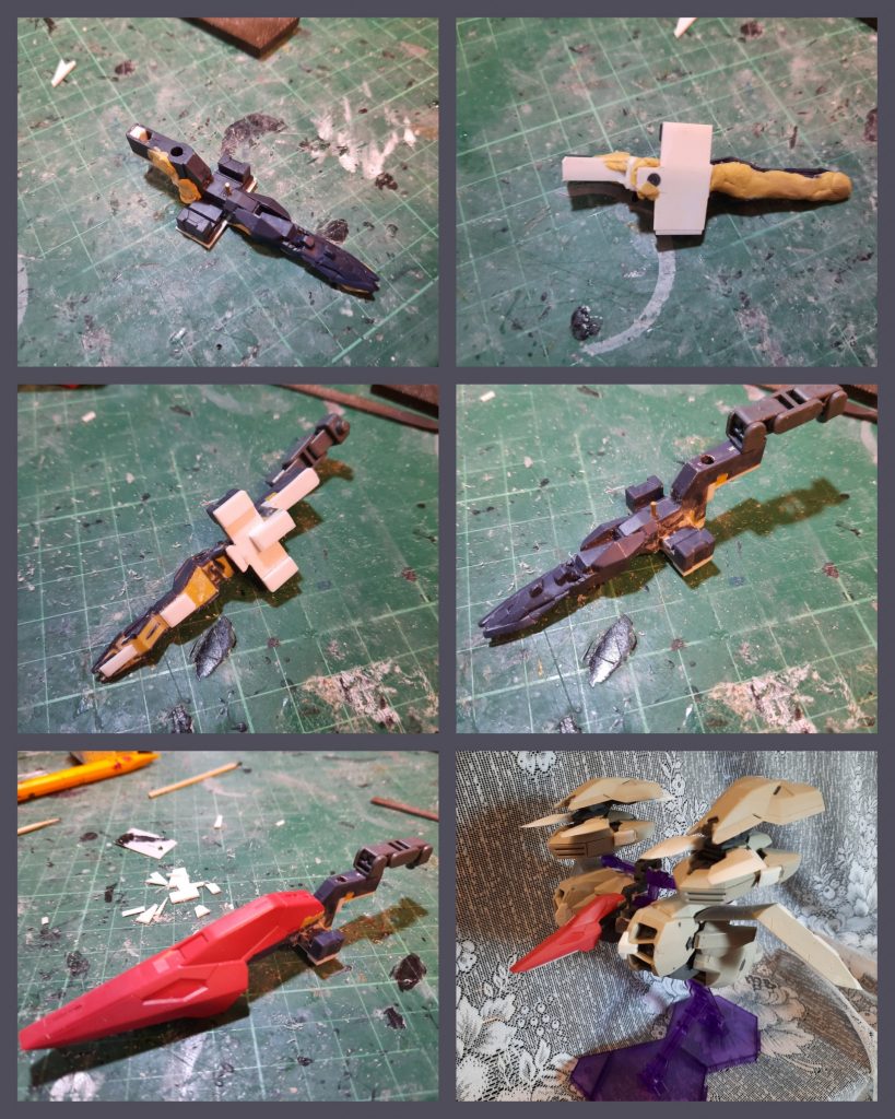 ガネーシャファイターの機首制作。