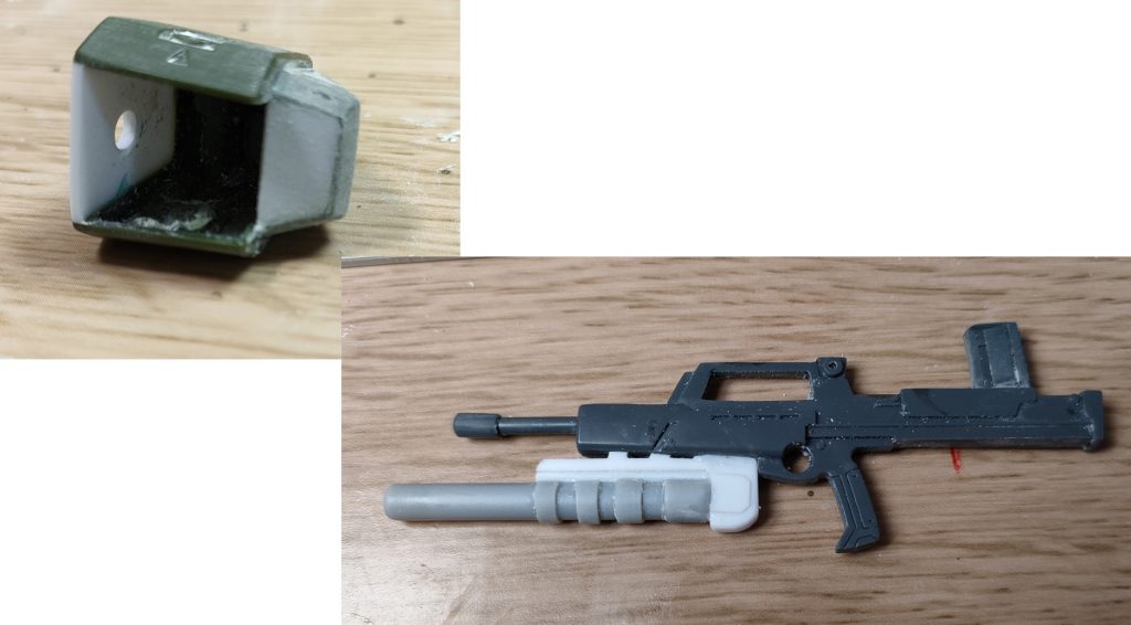 プラモ作るの久々だったので、後ハメ加工やら武器の小改造など、ちょっと気合い入れてみました。