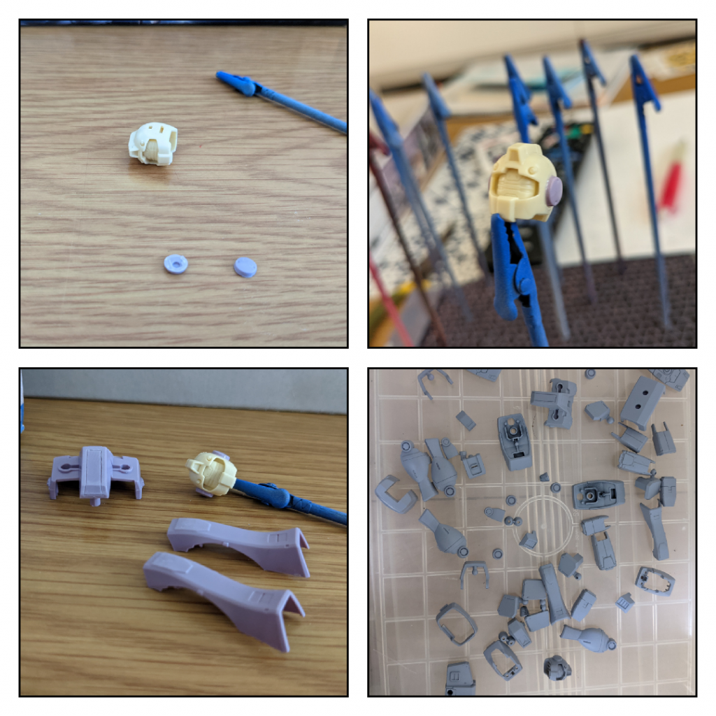 元はインターセプトカスタムです。皆さんの作例を色々と参考にさせてもらって、加工、塗装してます。