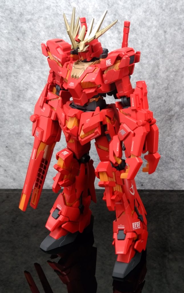 HGUC ユニコーンガンダム デストロイモード–2枚目/制作者：しろもももぐ