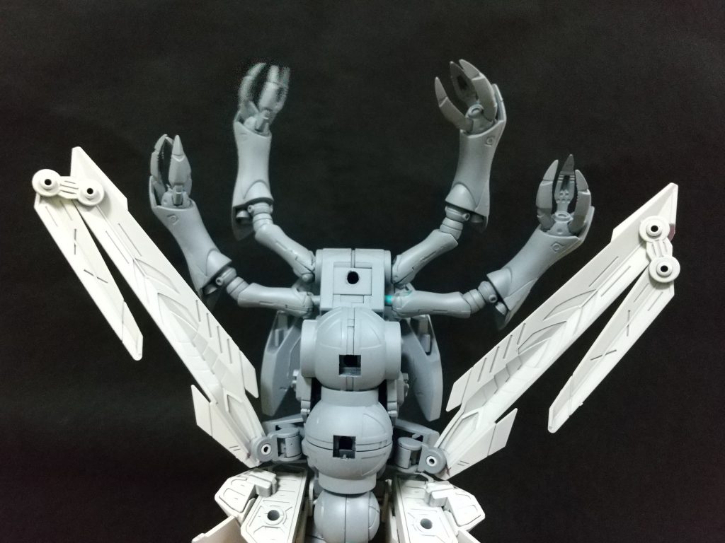 下から眺めたところ。甲殻類っぽい。