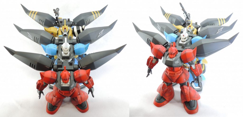 ３体を整列させてみました。